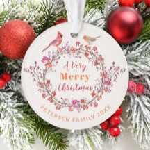 Rustieke kerst holly berry krans familienaam