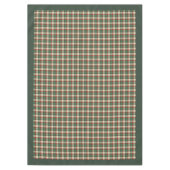 Rustieke Kerst in tijdloos Tartan Plaid Patroon Tafelkleed (Voorkant)