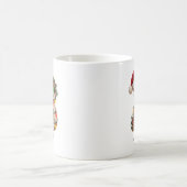 Rustieke Kerst Monogram Letter B Koffiemok (Center)