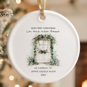 Rustieke kerst nieuwe thuis keramisch ornament