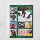 Rustieke Kerst 🎄 Parka Posse Schuur Hout Kaart (Voorkant)