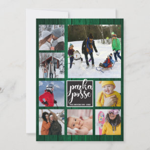 Rustieke Kerst 🎄 Parka Posse Schuur Hout Kaart