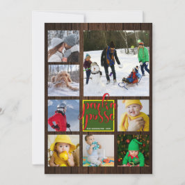 Rustieke Kerst 🎄 Parka Posse Schuur Hout Kaart