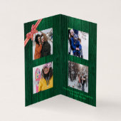 Rustieke Kerst 🎄 Parka Posse Schuur Hout Kaart (Binnen)