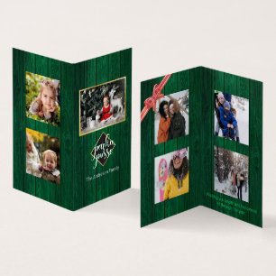 Rustieke Kerst 🎄 Parka Posse Schuur Hout Kaart