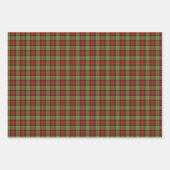Rustieke Kerst Plaid Verscheidenheid Inpakpapier Vel (Voorkant)