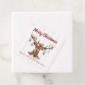Rustieke kerst rendieren Ornamenten | Hout Bedankjes Labels (In situ)