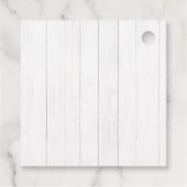 Rustieke kerst rendieren Ornamenten | Hout Bedankjes Labels (Achterkant)