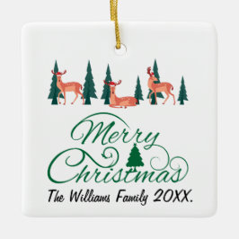 Rustieke kerst rendieren Ornamenten vakantie foto