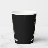 Rustieke Kerst Stocking Paper Cup Papieren Bekers (Rechts)