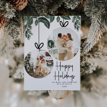 Rustieke Kerst Waterverf Greenery Foto