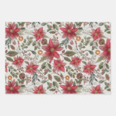 Rustieke kerst Waterverf Inpakpapier Vel (Voorkant 3)