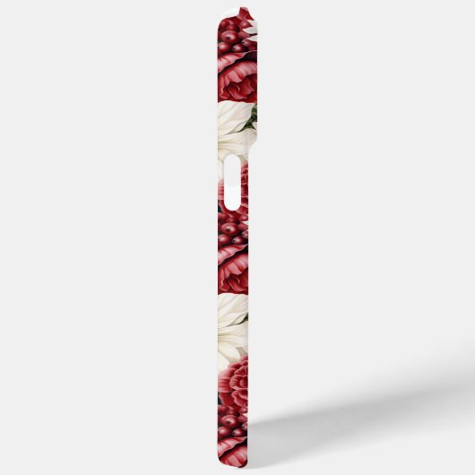 rustieke kerstbloemen bladeren patroon Case-Mate iPhone case (Achterkant / Rechts)