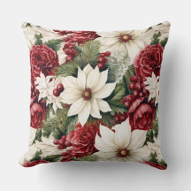  rustieke kerstbloemen bladeren patroon