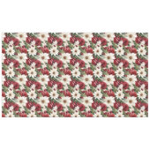 rustieke kerstbloemen bladeren Pattern Tafelkleed (Voorkant (Horizontaal))
