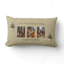 Rustieke kerstbomen Drie foto's gepersonaliseerd