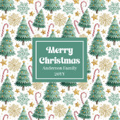 Rustieke kerstbomen rood groen goud badhanddoek bad handdoek