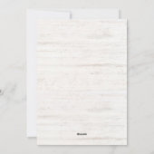 Rustieke kerstbomen vakantie Kaart met groet (Achterkant)