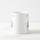 Rustieke kerstboom Boerderij Kerst Mok (Center)