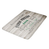 Rustieke kerstboom Boerderijen familienaam Badmat (Gekanteld)