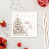 Rustieke kerstboom Corporate Holiday Party Servet (Insitu)