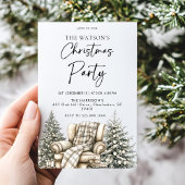 Rustieke kerstboom kaart