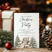 Rustieke kerstboom kaart