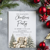 Rustieke kerstboom kaart