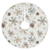  rustieke kerstboomrok, dennenappels kerstboom rok (Voorkant)