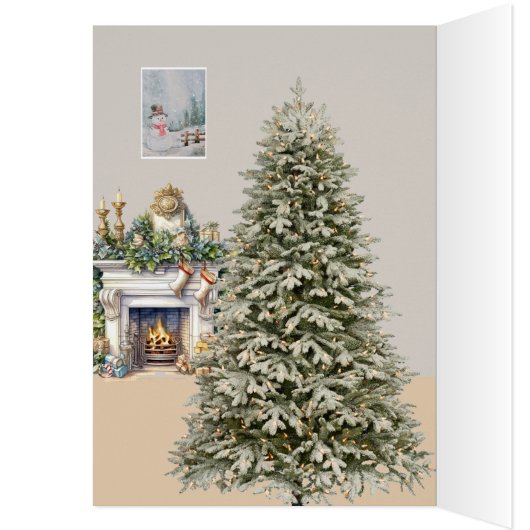 Rustieke Kerstcabine Winter Zonnehout (Binnen (Links))