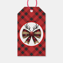 Rustieke kerstcadeau Tags Cadeaulabel