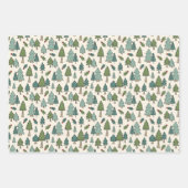 Rustieke kerstcamping inpakpapier vel (Voorkant 2)