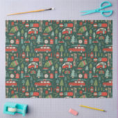 Rustieke kerstcamping tissuepapier (Craft)