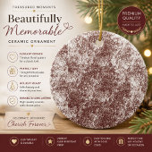 Rustieke Kerstdraad Versierde Kerstbal Cadeau Keramisch Ornament