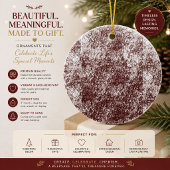 Rustieke Kerstdraad Versierde Kerstbal Cadeau Keramisch Ornament