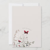 Rustieke Kerstfeest Familie Foto Vakantie Kaart (Achterkant)