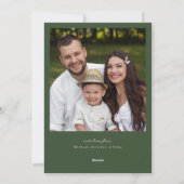 Rustieke kerstkaars religieuze kerstfoto feestdagenkaart (Achterkant)