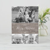 Rustieke kerstkaart (Staand voorkant)