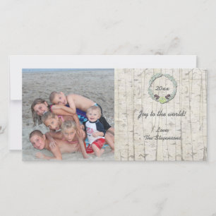 Rustieke Kerstkaart Birchwood Groupon