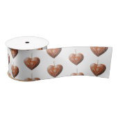 Rustieke kerstkoekje versierd met traditionele satijnen lint (Spoel)