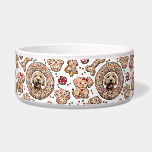 Rustieke Kerstkoekjes Voedingskom voor Honden Voerbakje