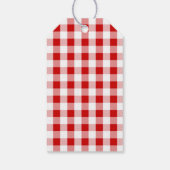 Rustieke kerstkrans vakantie cadeaulabel (Achterkant)