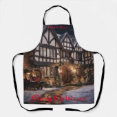 Rustieke Kerstmagie Schort (Voorkant)