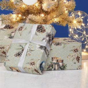 Rustieke Kerstmis Cadeaupapier