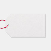 Rustieke Kerstmis | Minimalistische Kraft Prettig Cadeaulabel (Achterkant Horizontaal)