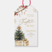 Rustieke Kerstmis Zoete Leraressen Waardering Labe Cadeaulabel (Voorkant)