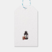 Rustieke kerstscène cadeau Labels Cadeaulabel (Achterkant)