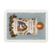 Rustieke Kerststal Christelijke Kerst Magneet (Horizontaal)