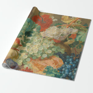 Rustieke Keuken Kunst Vintage Fruit Bloem Print Cadeaupapier