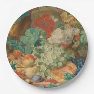 Rustieke Keuken Kunst Vintage Fruit Bloem Print Papieren Bordje